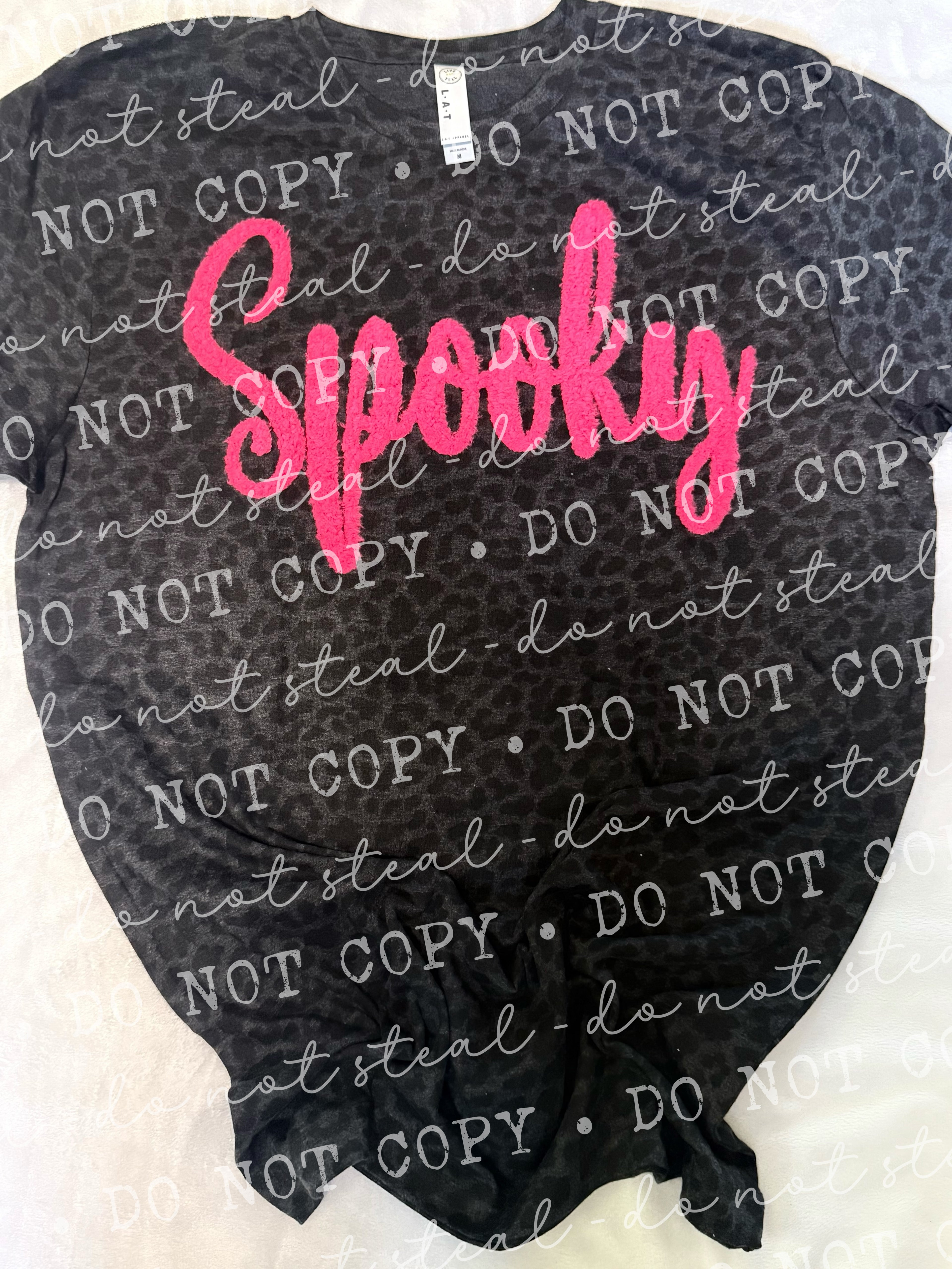Super soft fluffy spooky tee