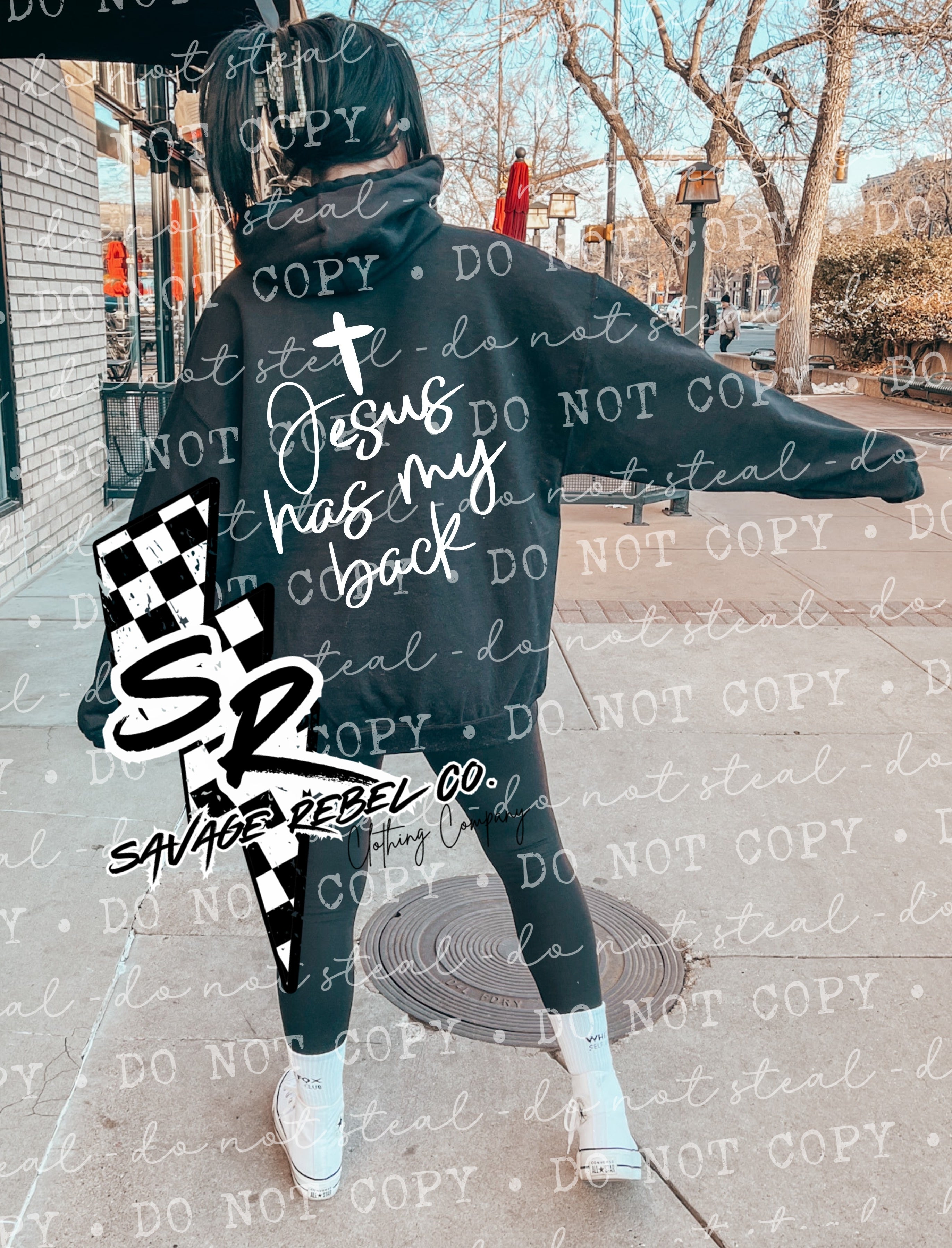 Jesus has my back Sweatshirt
