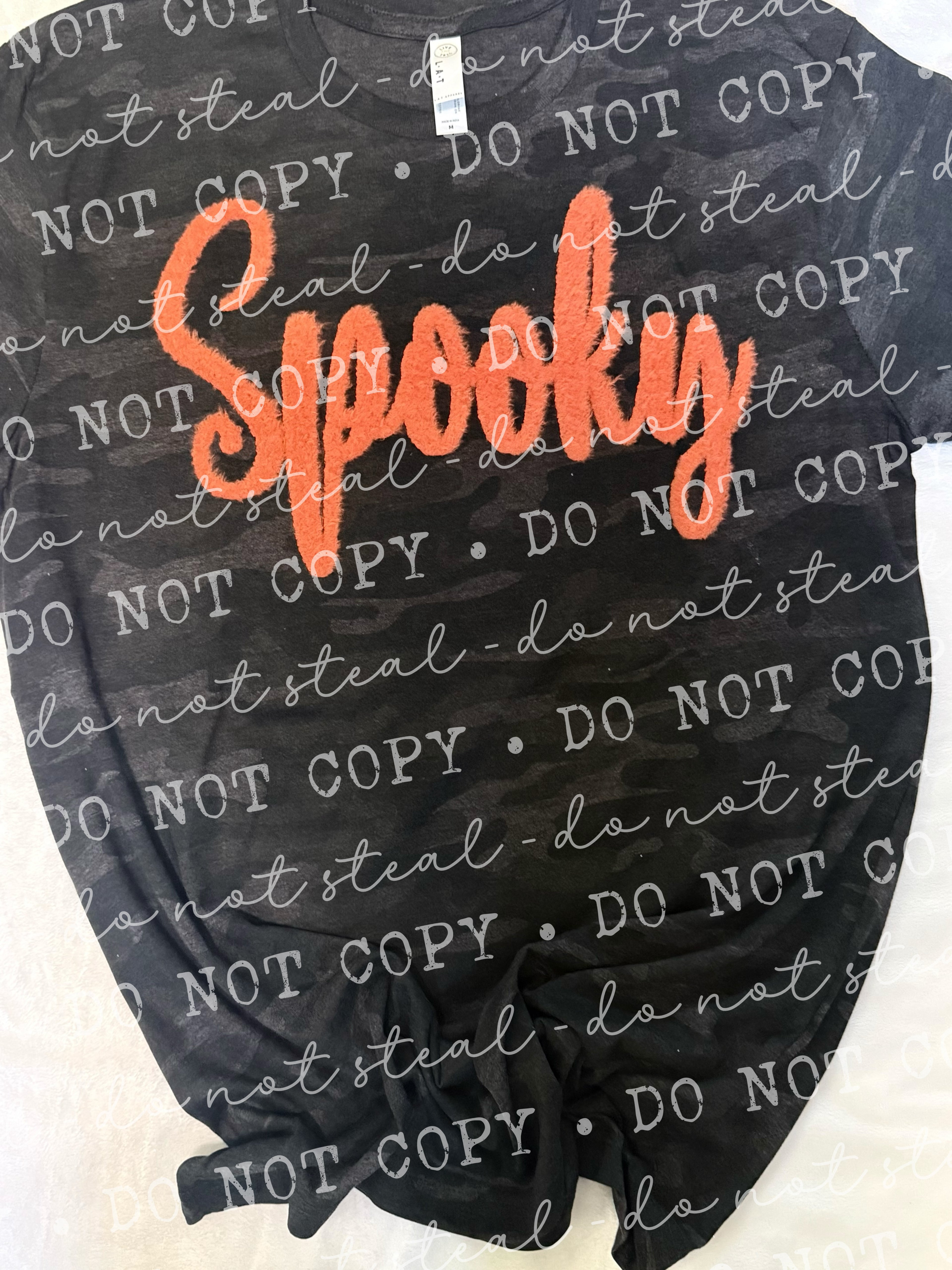 Super soft fluffy spooky tee