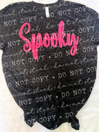 Super soft fluffy spooky tee