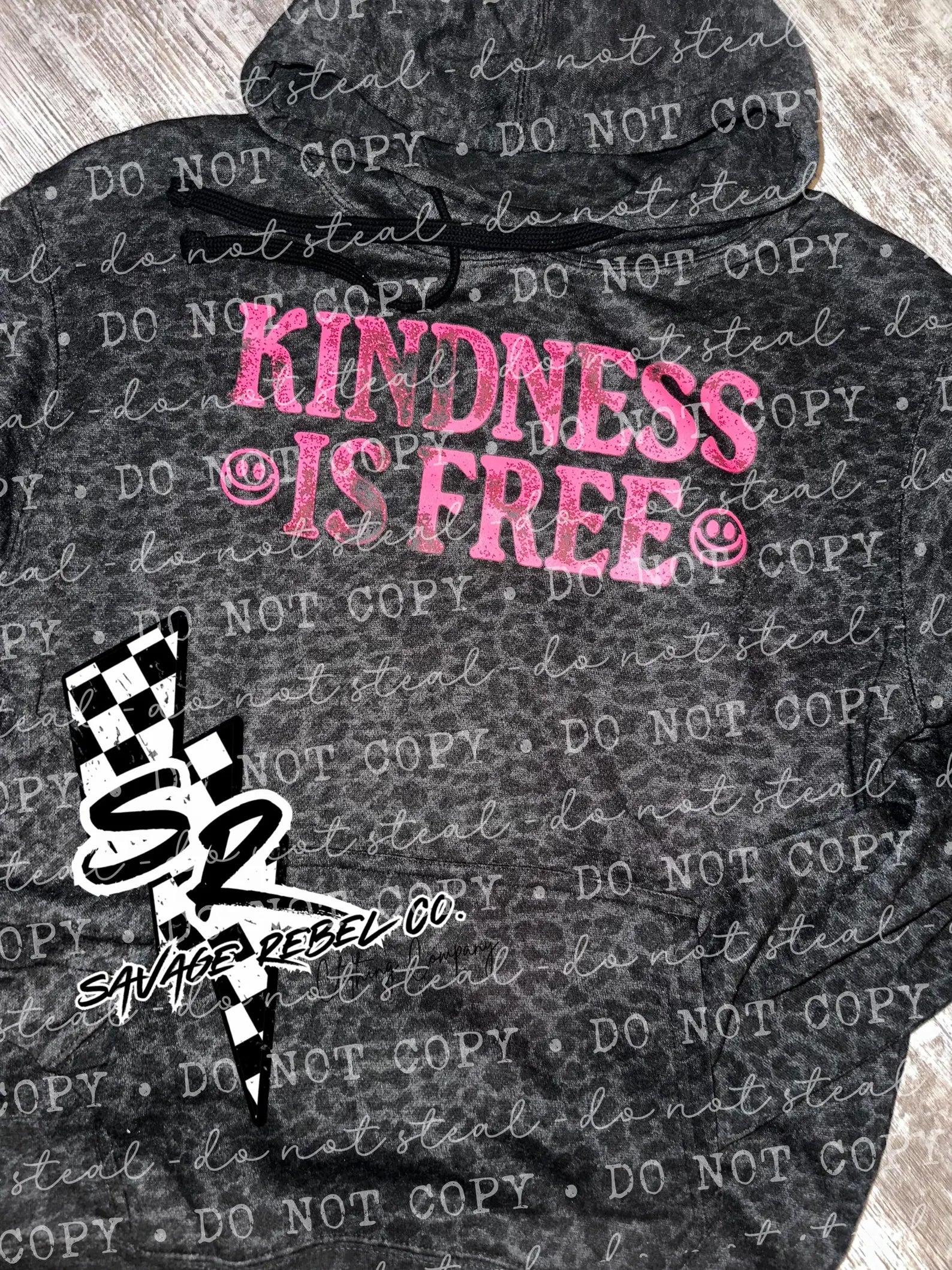 Kindness is free leopard hoodie